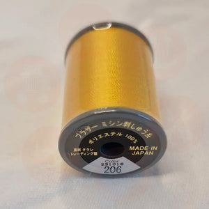 Xf1990019 Harvest Gold - 206 Brother Embroidery Threads – Satin 300M Domestic Thread