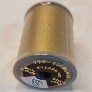 Xf1990025 Brass - 328 Brother Embroidery Threads – Satin 300M Domestic Thread