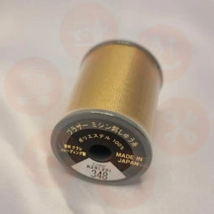 Xf1990030 Khaki - 348 Brother Embroidery Threads – Satin 300M Domestic Thread