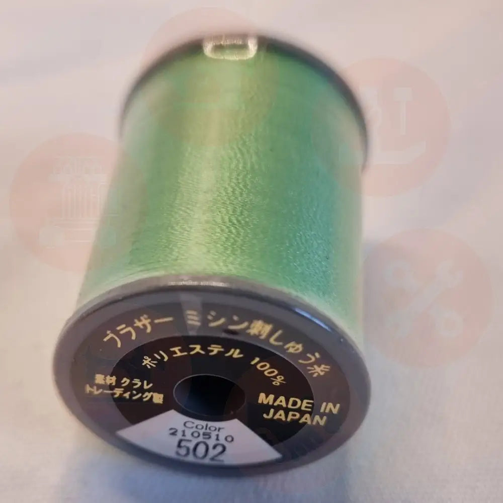 Xf1990036 Mint Green - 502 Brother Embroidery Threads – Satin 300M Domestic Thread