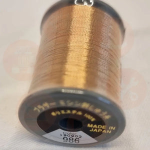 Xf1990062 Copper - 986 Brother Embroidery Threads – Metallic 300M Domestic Thread