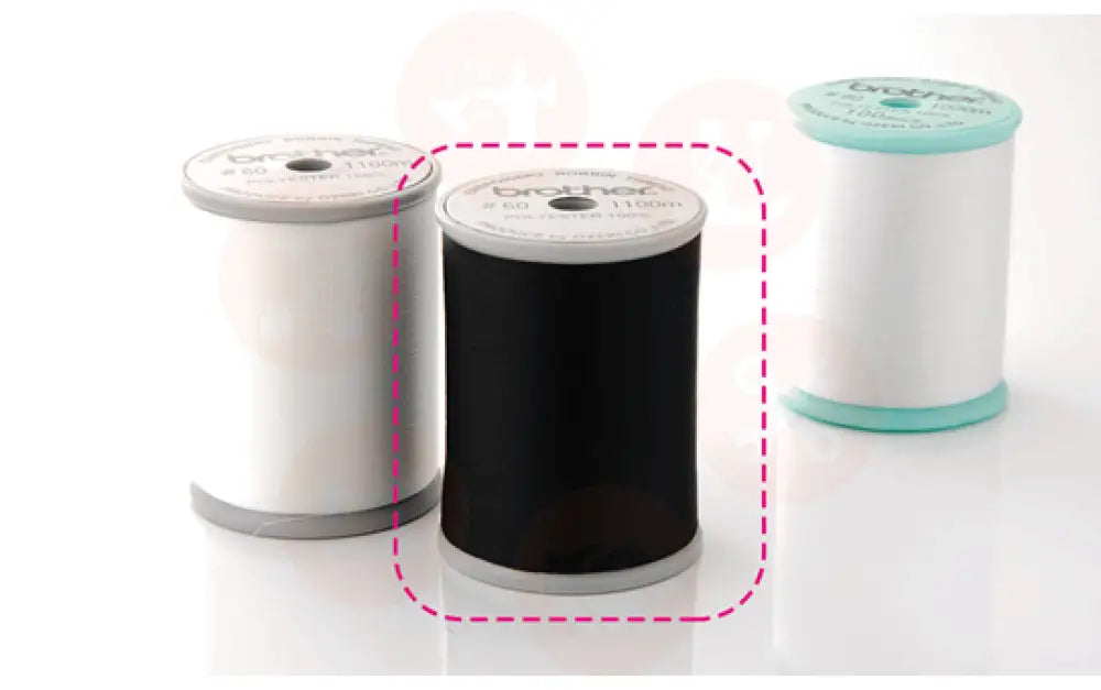 Xg6643001 Brother Bobbin Thread Black - All Machines #60 Thread Domestic