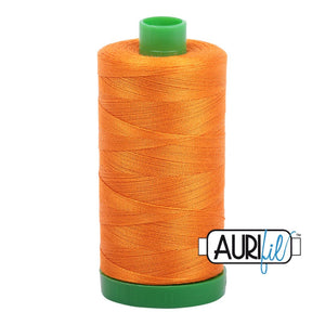 Aurifil 40WT Cotton Mako Thread - Tangerine (1133) 1000m